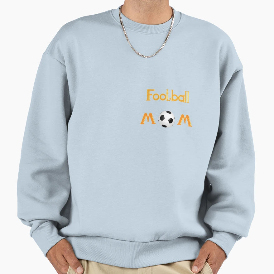 Football And Mom Sweatshirt - Trendy Graphic Men Women - T-Shirt, Sweatshirt, Hoodie