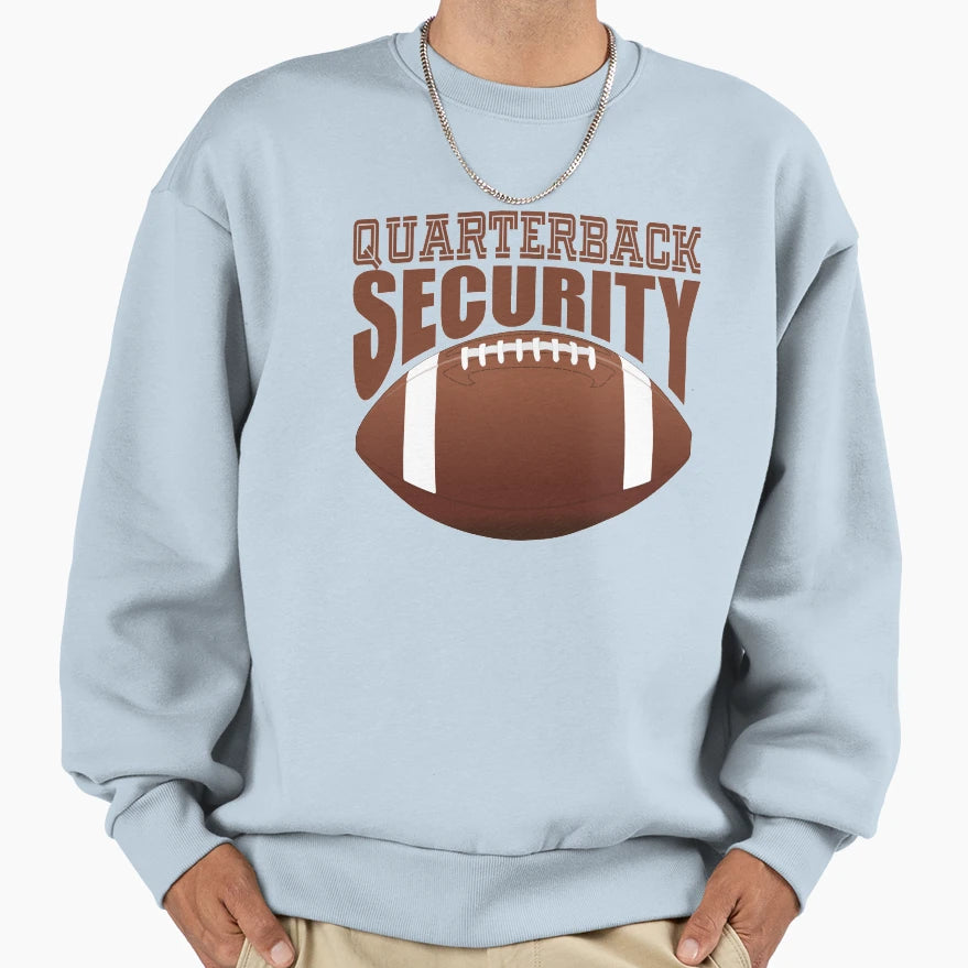 Quarterback Security Offensive Sweatshirt - Fun Novelty Design Men Women - T-Shirt, Sweatshirt, Hoodie