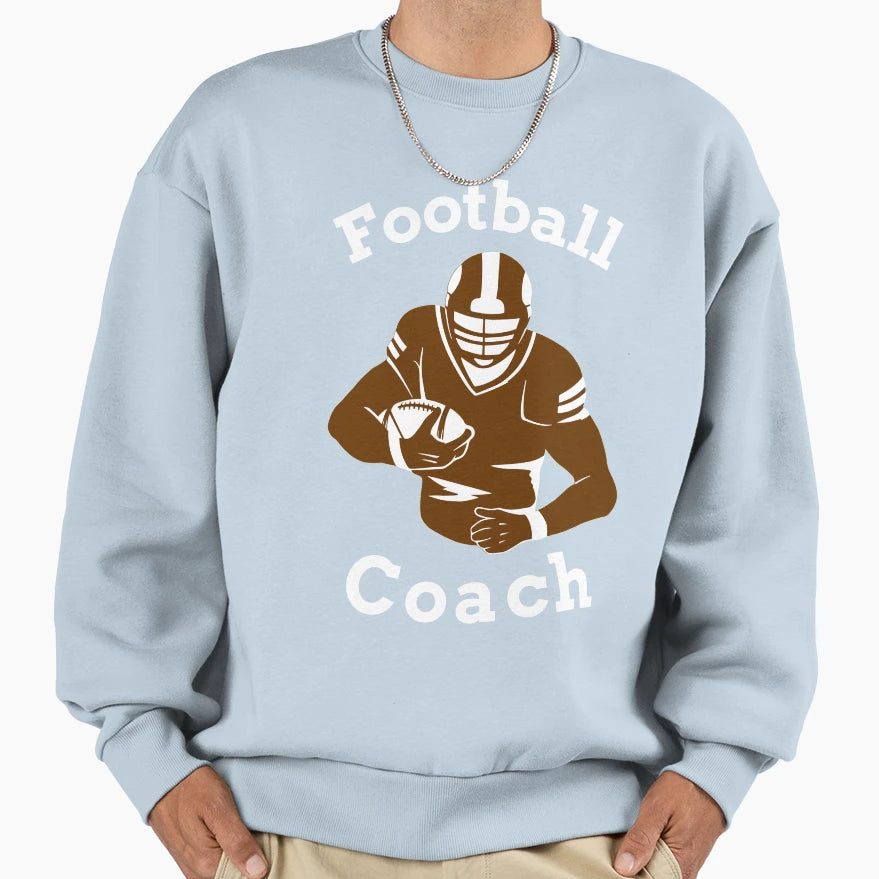 American Football Coach Player Sweatshirt - Unique Graphic Unisex - T-Shirt, Sweatshirt, Hoodie
