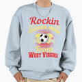 Rockin Soccer Mom From West Virginia Sweatshirt - Graphic Print Unisex - T-Shirt, Sweatshirt, Hoodie
