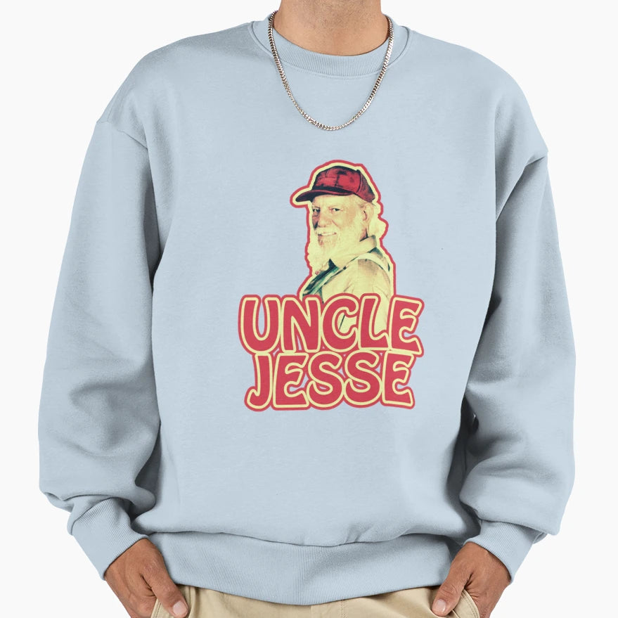 Dukes Hazzard Uncle Jesse Sweatshirt - Graphic Print Unisex - T-Shirt, Sweatshirt, Hoodie