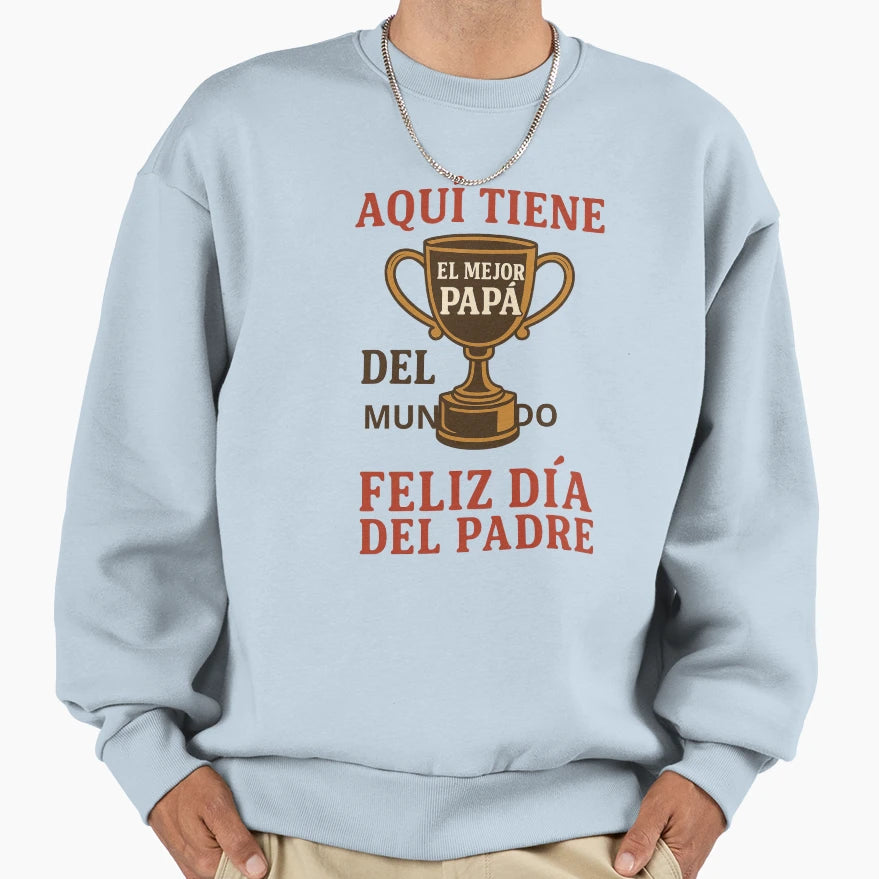 Worlds Best Dad Sweatshirt - Trendy Graphic Men Women - T-Shirt, Sweatshirt, Hoodie