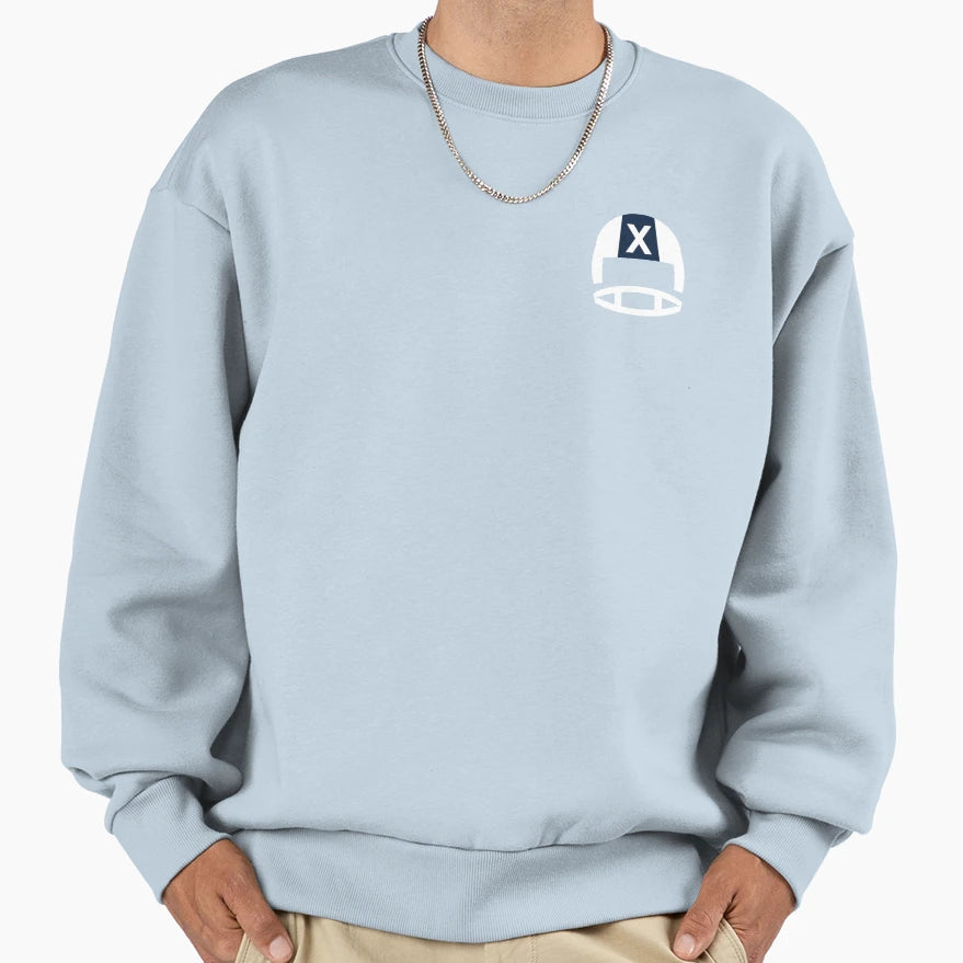 Musketeer Football Helmet Sweatshirt - Trendy Graphic Men Women - T-Shirt, Sweatshirt, Hoodie