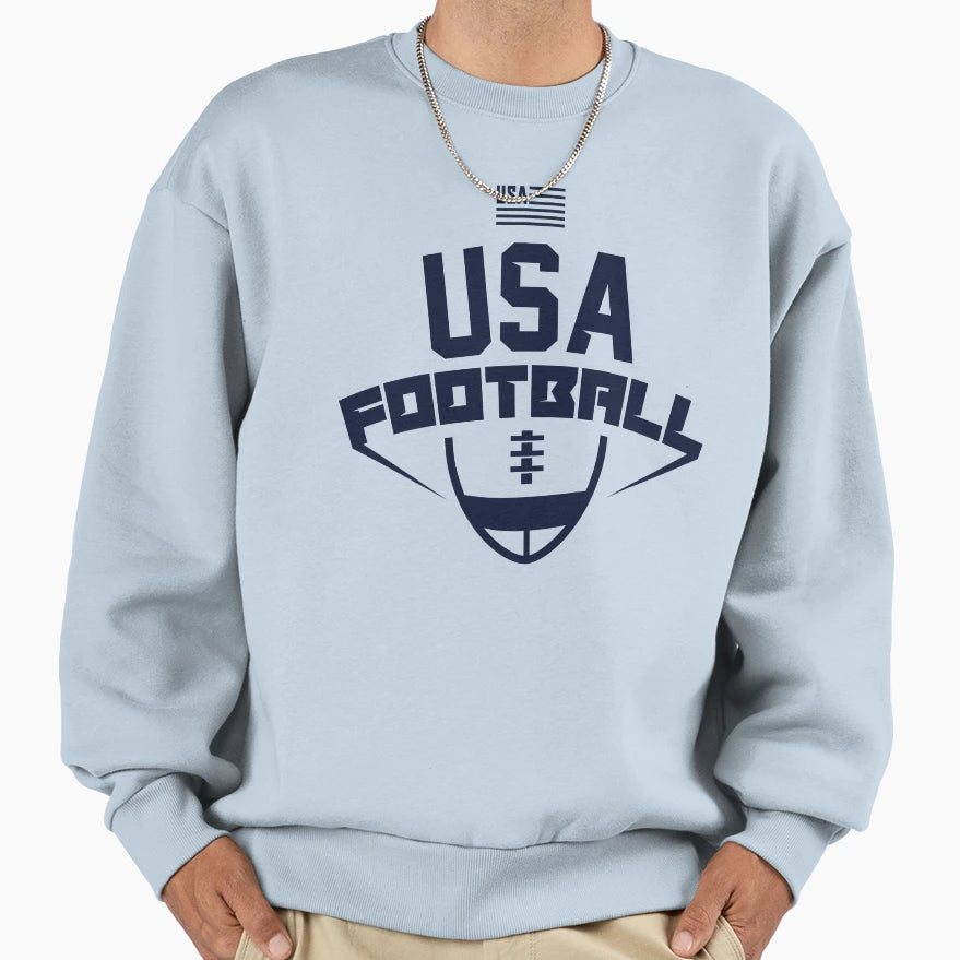 Usa Football Sweatshirt - Fun Novelty Design Unisex - T-Shirt, Sweatshirt, Hoodie