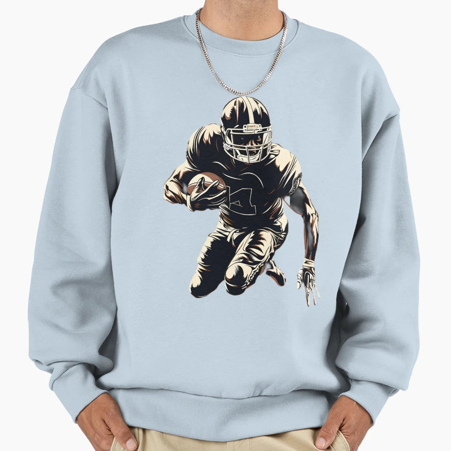 American Football Black Stripes No 6 T-Shirt - Custom Art Print Unisex - T-Shirt, Sweatshirt, Hoodie
