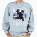 CW Rome Odunze Chicago Windy Sweatshirt - Casual Everyday Wear for Adults - T-Shirt, Sweatshirt, Hoodie