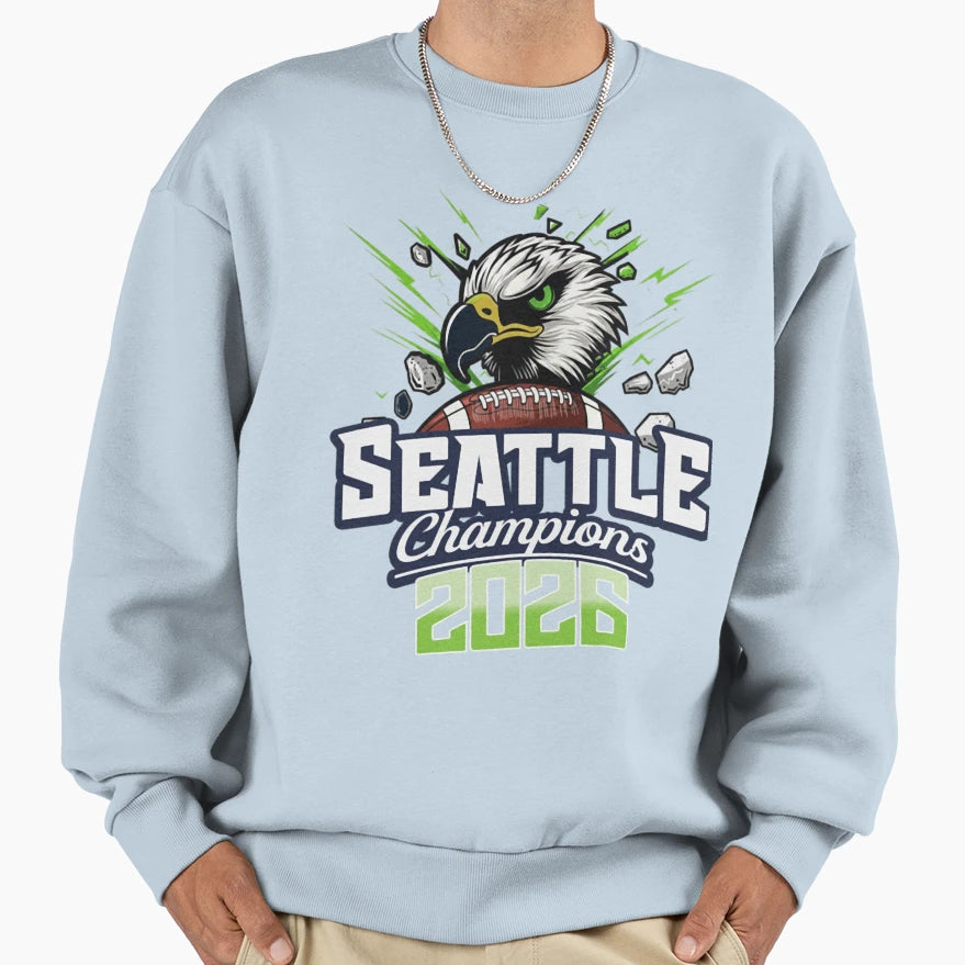 Champions Season 2026 Seattle Sweatshirt - Aesthetic Graphic Unisex - T-Shirt, Sweatshirt, Hoodie