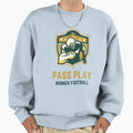 Green Gold Football Illustrated Sweatshirt - Custom Art Print for Adults - T-Shirt, Sweatshirt, Hoodie