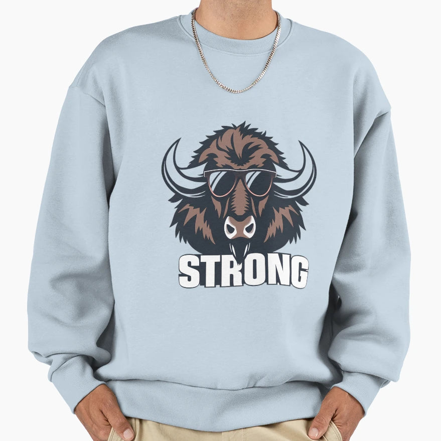 Buffalo Strong T-Shirt - Aesthetic Graphic Men Women - T-Shirt, Sweatshirt, Hoodie