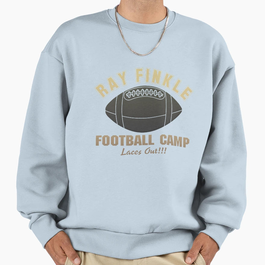 Ray Finkle Laces Out Football Camp Sweatshirt - Trendy Graphic for Adults - T-Shirt, Sweatshirt, Hoodie