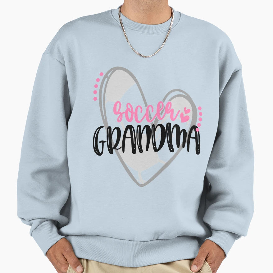 Soccer Grandma Soccer Heart T-Shirt - Novelty Apparel Men Women - T-Shirt, Sweatshirt, Hoodie