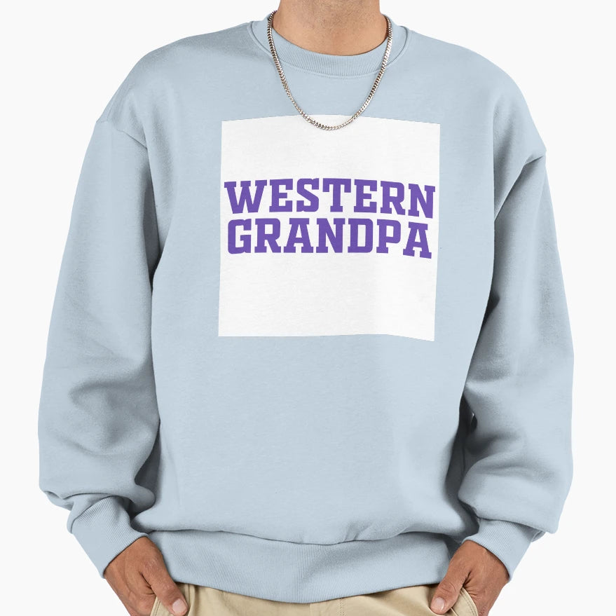Western University Grandpa Sweatshirt - Fun Novelty Design Unisex - T-Shirt, Sweatshirt, Hoodie