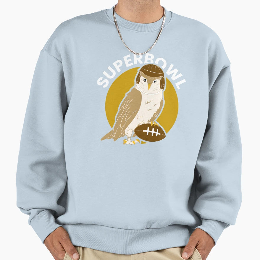 Funny Owl Sweatshirt - Custom Art Print Unisex - T-Shirt, Sweatshirt, Hoodie