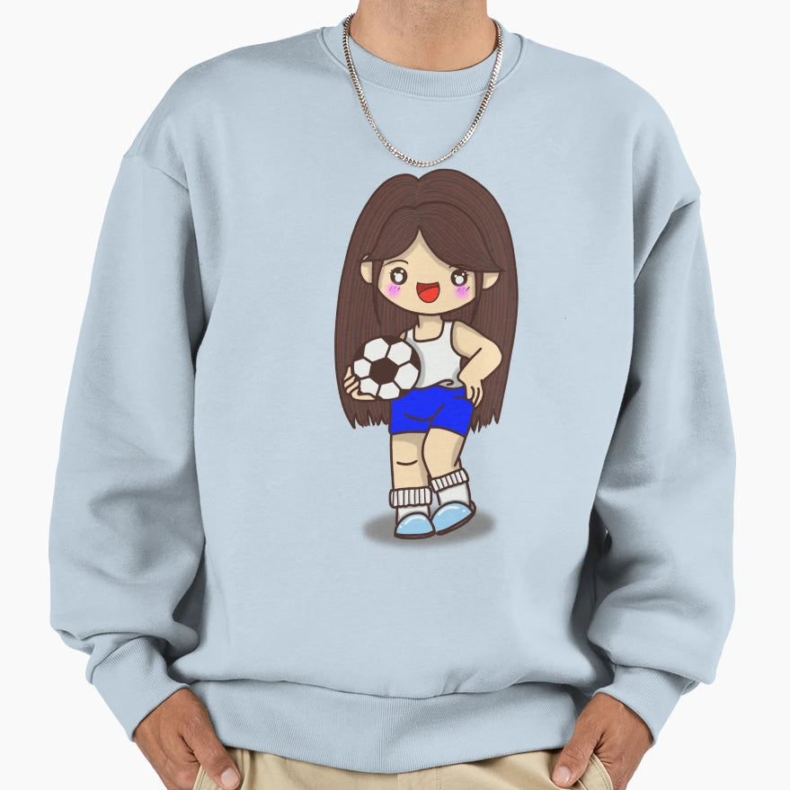 Likes To Play Football Sweatshirt - Aesthetic Graphic Unisex - T-Shirt, Sweatshirt, Hoodie