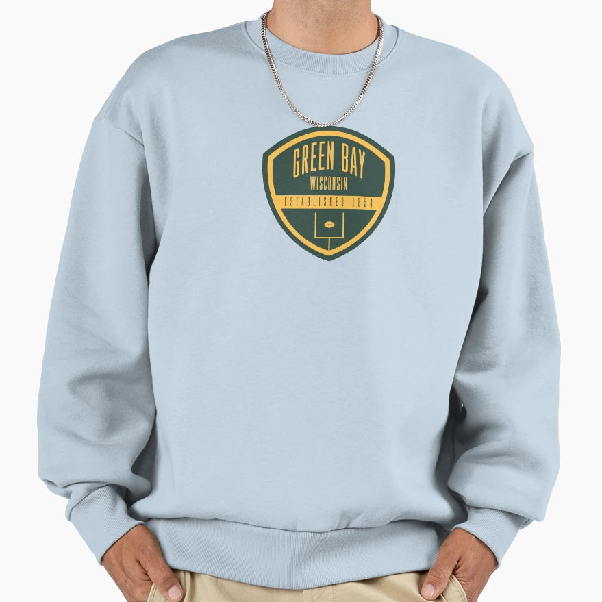 Green Bay Football Sweatshirt - Graphic Print Men Women - T-Shirt, Sweatshirt, Hoodie
