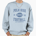 Polk High Football City Champions Sweatshirt - Unique Graphic for Adults - T-Shirt, Sweatshirt, Hoodie