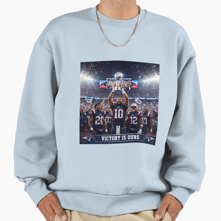 New England Patriots Football Sweatshirt - Unique Graphic for Adults - T-Shirt, Sweatshirt, Hoodie