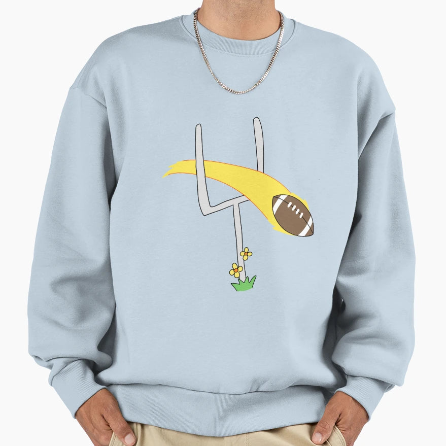 Football Goal Sweatshirt - Unique Graphic Unisex - T-Shirt, Sweatshirt, Hoodie