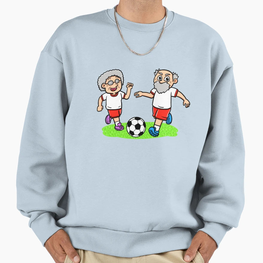 Senior Soccer Sports Match Sweatshirt - Fun Novelty Design for Adults - T-Shirt, Sweatshirt, Hoodie