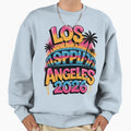 Los Angeles 2026 Palm Tree Sunset V3 T-Shirt - Aesthetic Graphic for Adults - T-Shirt, Sweatshirt, Hoodie