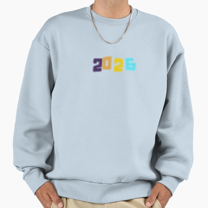 Born 2026 Sweatshirt - Trendy Graphic for Adults - T-Shirt, Sweatshirt, Hoodie