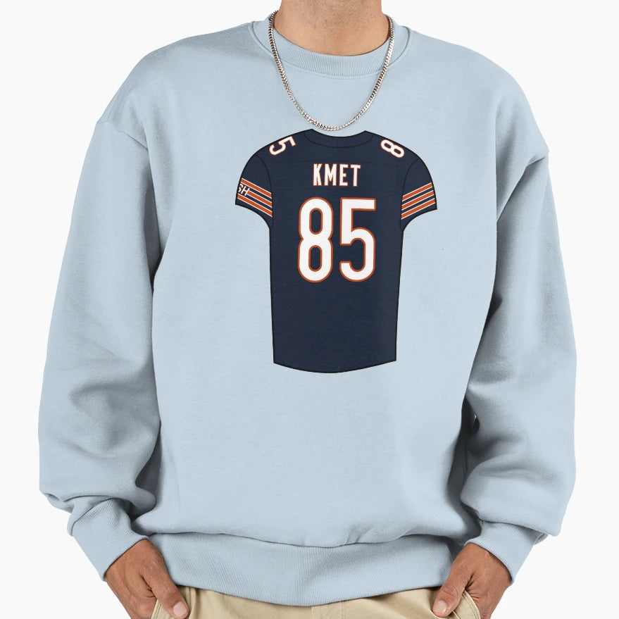 Cole Kmet Home Jersey Sweatshirt - Fun Novelty Design Men Women - T-Shirt, Sweatshirt, Hoodie