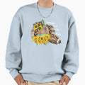 Happy Football And Fall Yall Sweatshirt - Graphic Print for Adults - T-Shirt, Sweatshirt, Hoodie