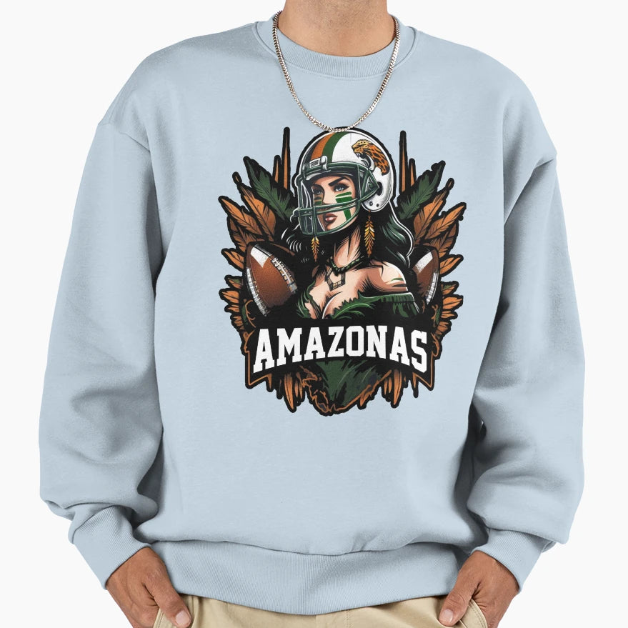 Hardcore Bowl League Amazonas Sweatshirt - Minimalist Print Unisex - T-Shirt, Sweatshirt, Hoodie