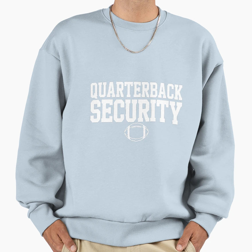 Quarterback Security American Sweatshirt - Custom Art Print Men Women - T-Shirt, Sweatshirt, Hoodie