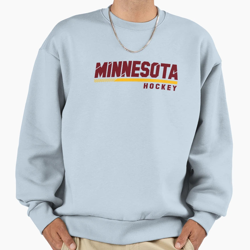 Minnesota Hockey Sweatshirt - Fun Novelty Design Unisex - T-Shirt, Sweatshirt, Hoodie