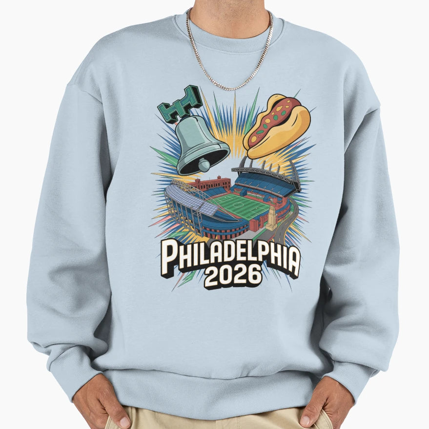 Philadelphia 2026 Liberty Bell T-Shirt - Aesthetic Graphic Men Women - T-Shirt, Sweatshirt, Hoodie