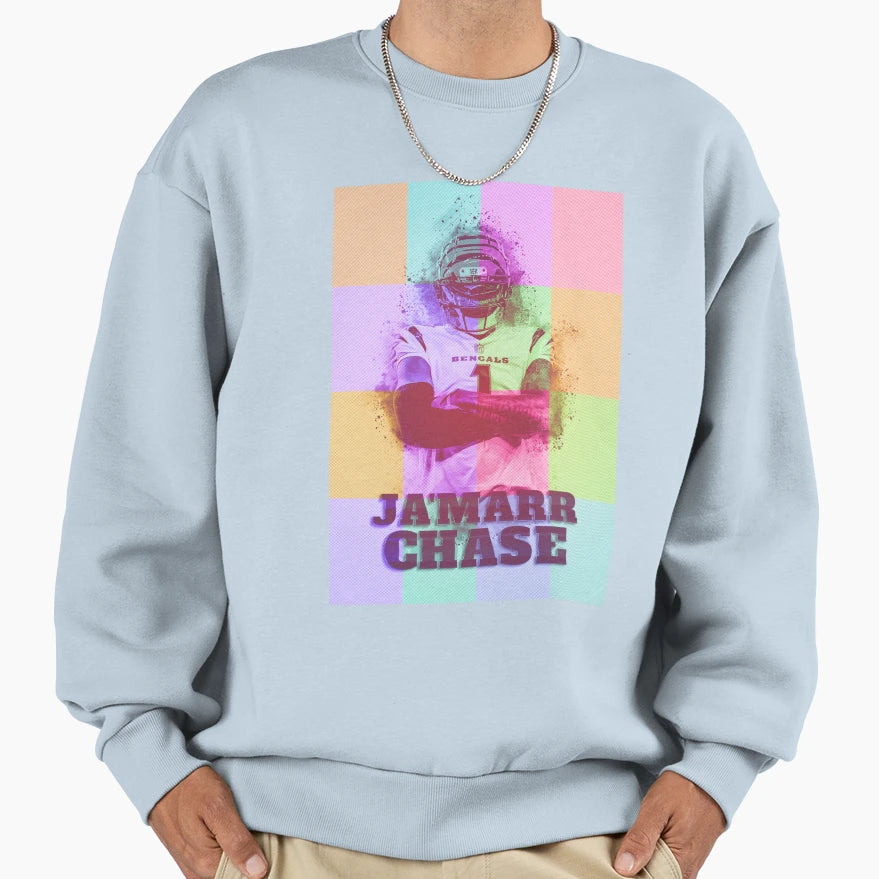 Jamarr Chase Sweatshirt - Graphic Print for Adults - T-Shirt, Sweatshirt, Hoodie
