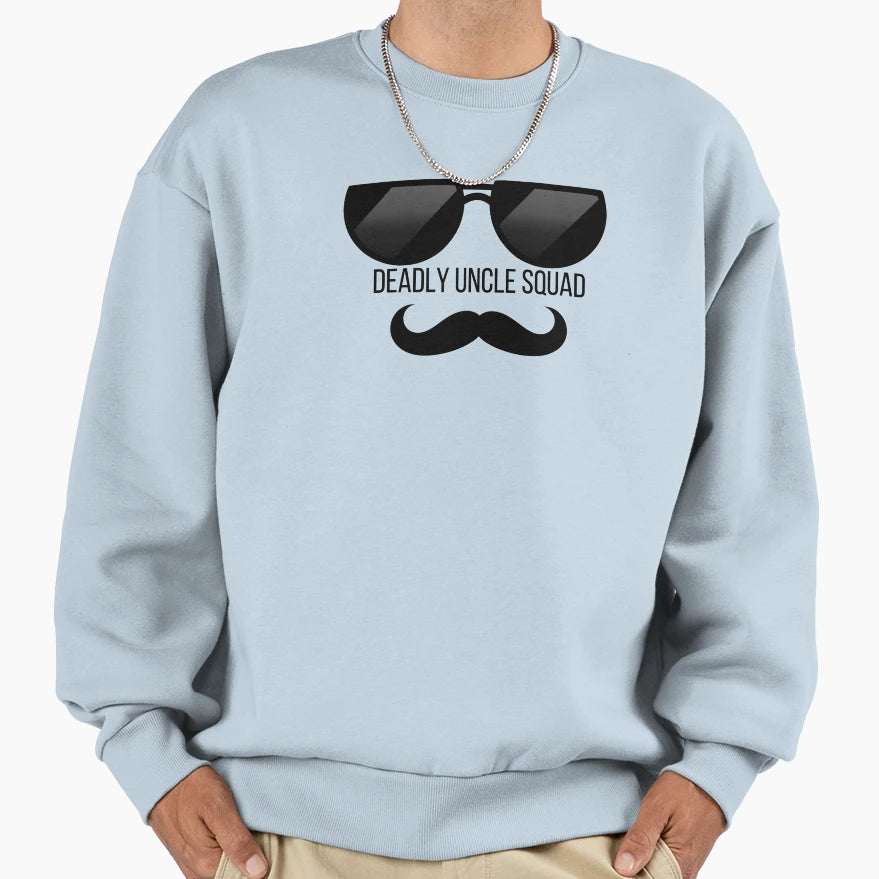 Deadly Uncle Squad Sweatshirt - Aesthetic Graphic Men Women - T-Shirt, Sweatshirt, Hoodie