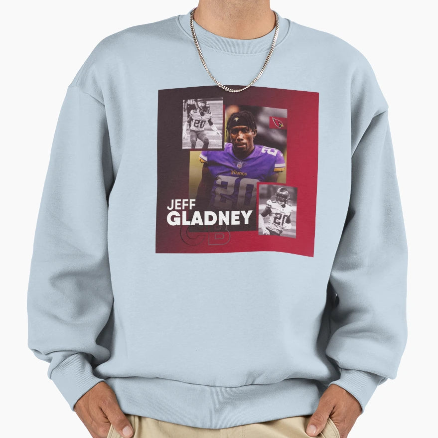 Jeff Gladney Sweatshirt - Novelty Apparel for Adults - T-Shirt, Sweatshirt, Hoodie
