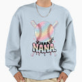 Baseball Drip Nana Tie Dye Baseball Sweatshirt - Aesthetic Graphic Unisex - T-Shirt, Sweatshirt, Hoodie
