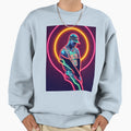 Neon Football Player Sweatshirt - Trendy Graphic for Adults - T-Shirt, Sweatshirt, Hoodie