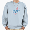 Home Run Rams Blue Red Sweatshirt - Minimalist Print for Adults - T-Shirt, Sweatshirt, Hoodie