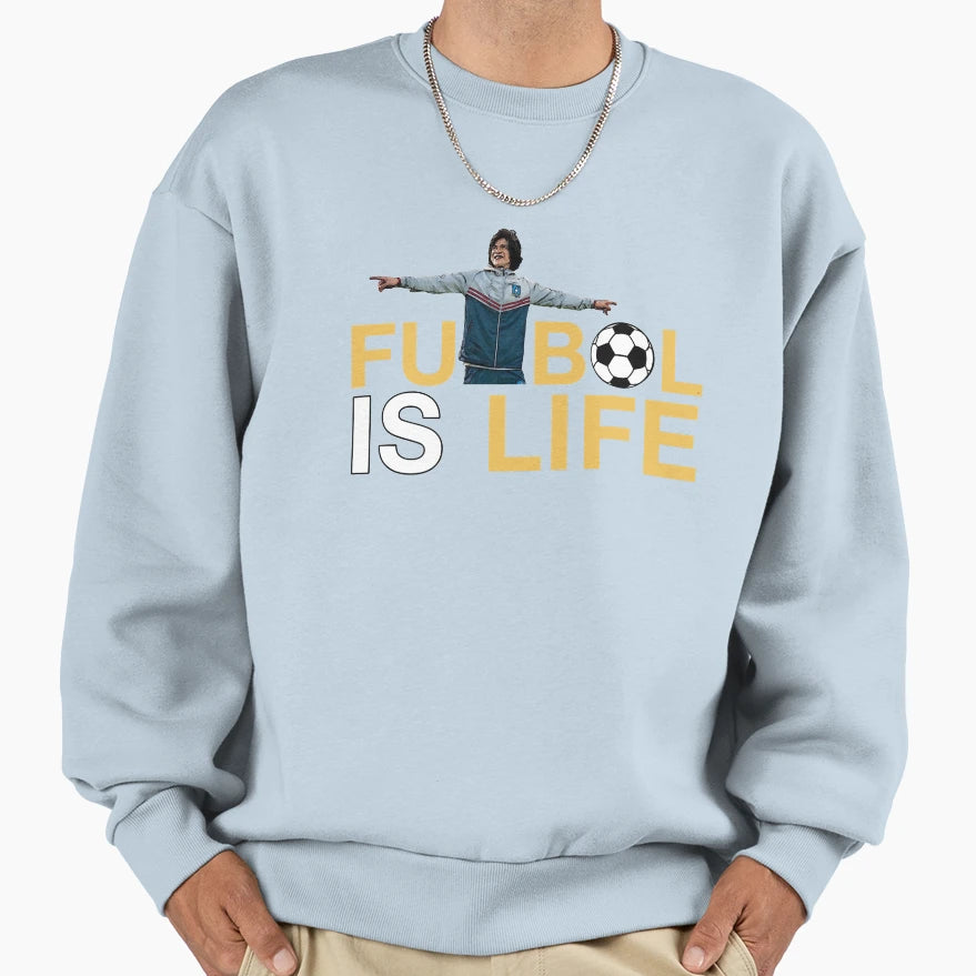Nice Keepsake Futbol Is Life Gifts Sweatshirt - Trendy Graphic Unisex - T-Shirt, Sweatshirt, Hoodie