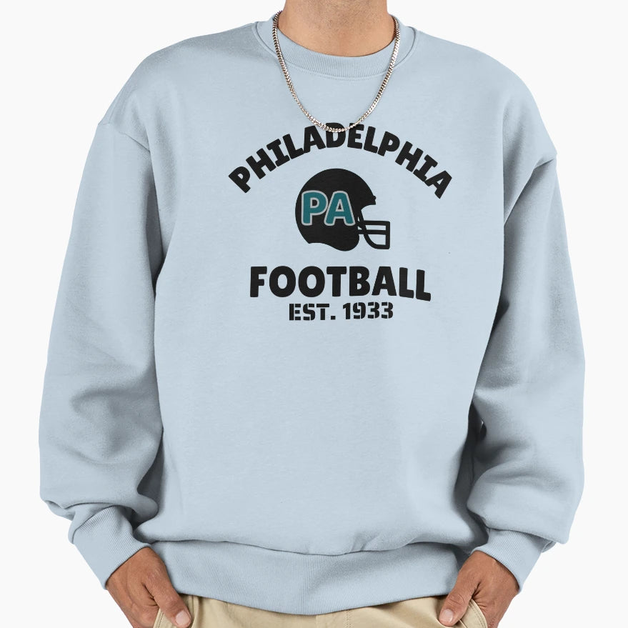 Philadelphia Pennsylvania Football Sweatshirt - Fun Novelty Design Unisex - T-Shirt, Sweatshirt, Hoodie
