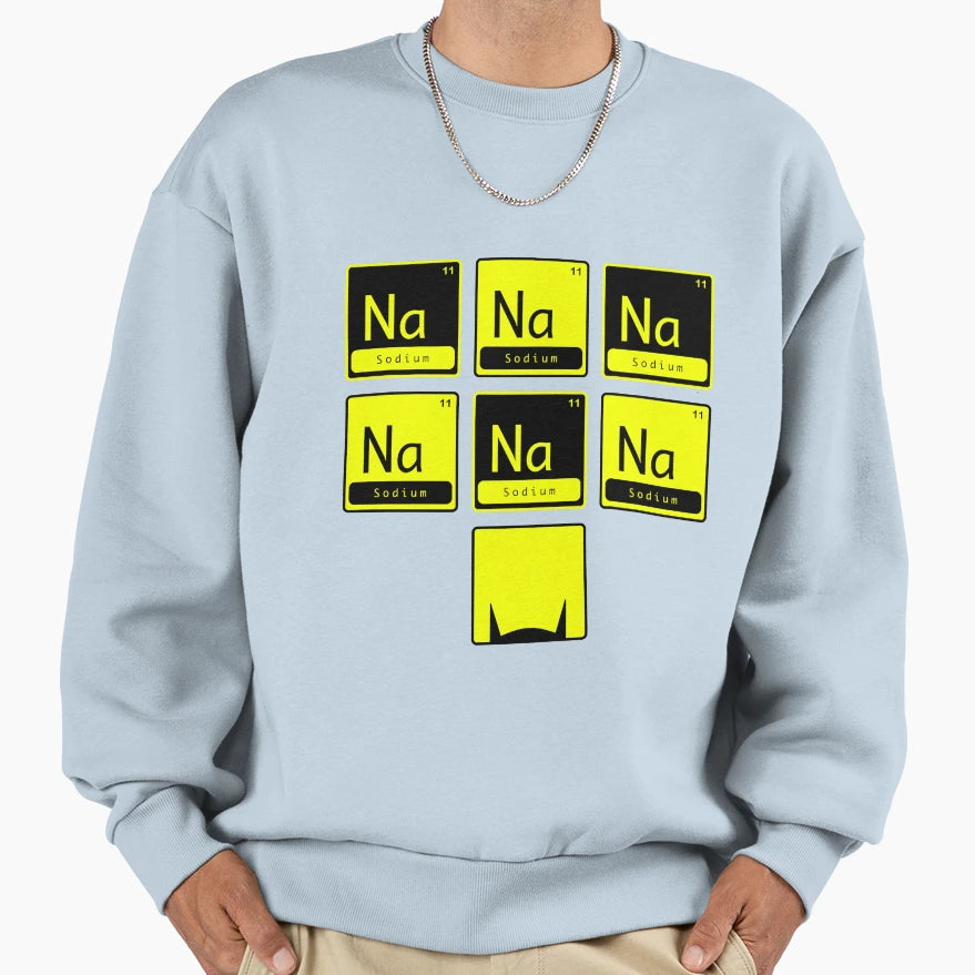 Nananana Superhero Sweatshirt - Minimalist Print Men Women - T-Shirt, Sweatshirt, Hoodie