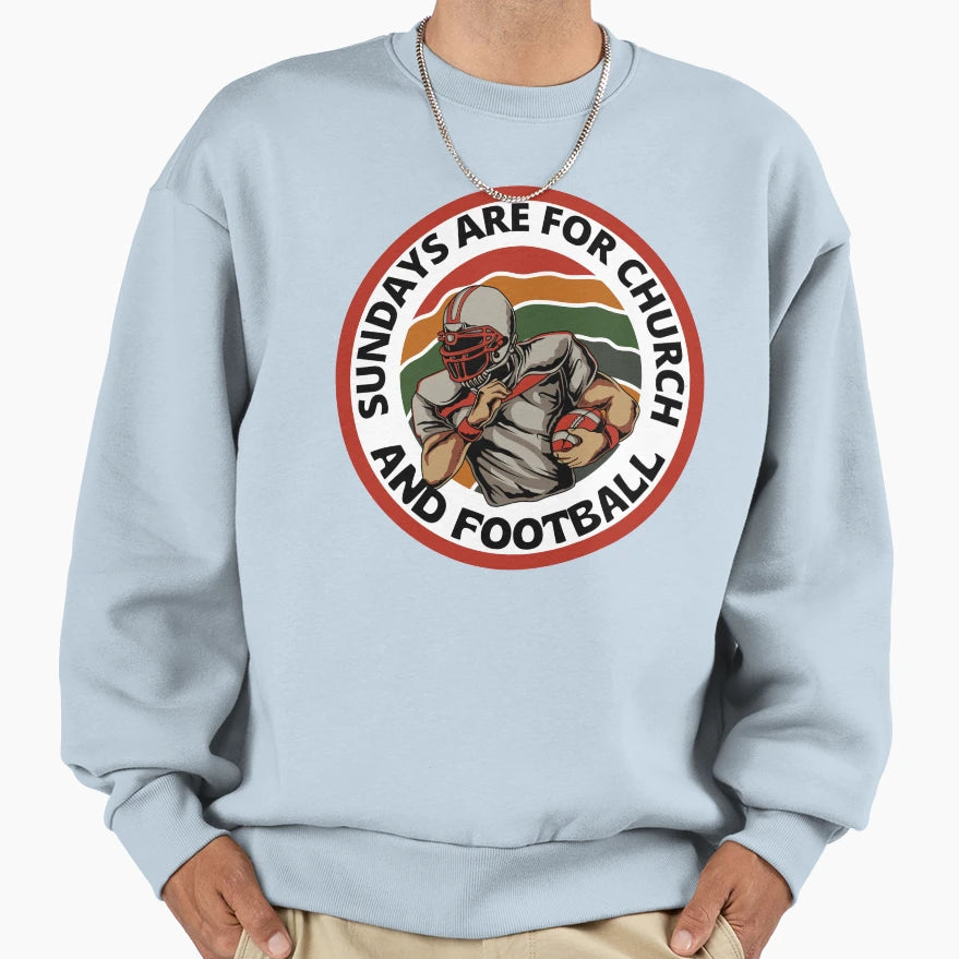 Sundays Are Church Jesus And Sweatshirt - Unique Graphic Men Women - T-Shirt, Sweatshirt, Hoodie