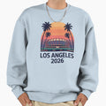 Los Angeles 2026 Palm Tree Sunset V14 T-Shirt - Trendy Graphic Men Women - T-Shirt, Sweatshirt, Hoodie