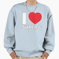 I Love Super G Sweatshirt - Unique Graphic Men Women - T-Shirt, Sweatshirt, Hoodie