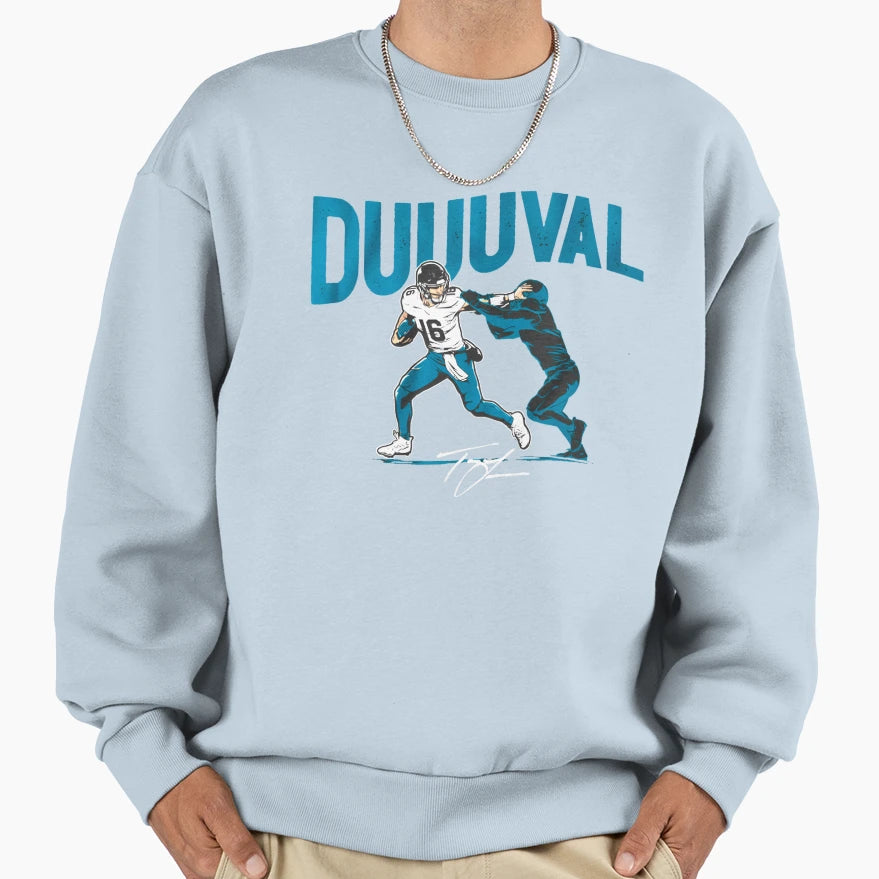 Trevor Lawrence Duuuval Sweatshirt - Unique Graphic Men Women - T-Shirt, Sweatshirt, Hoodie