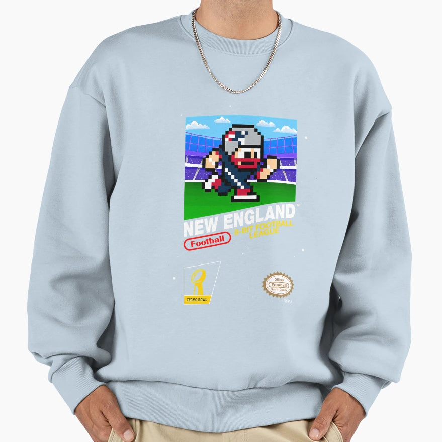 New England Patriots 8 Bit Sweatshirt - Streetwear Style Men Women - T-Shirt, Sweatshirt, Hoodie