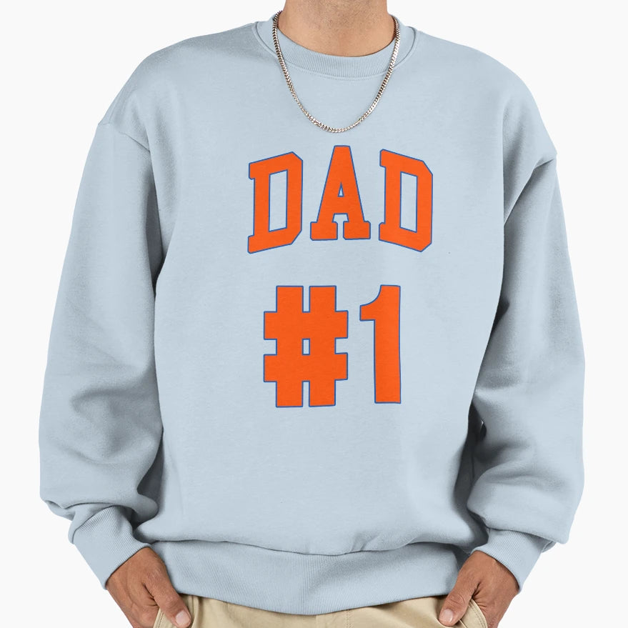 1 Dad Sweatshirt - Novelty Apparel Men Women - T-Shirt, Sweatshirt, Hoodie