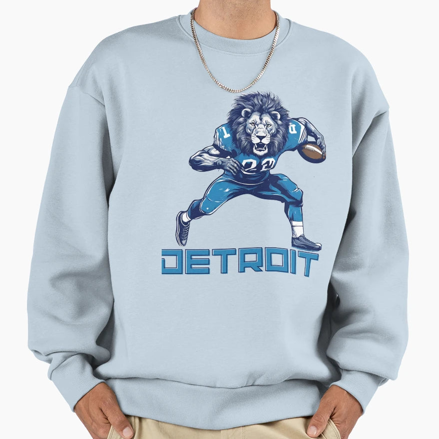 Detroit Illinois Football Team Fan Sweatshirt - Unique Graphic for Adults - T-Shirt, Sweatshirt, Hoodie
