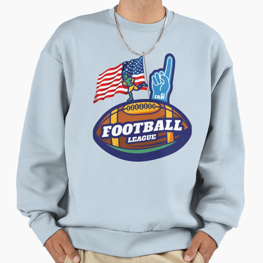 Football 02 Sweatshirt - Unique Graphic for Adults - T-Shirt, Sweatshirt, Hoodie