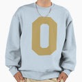 Alphabet Gold O Sports Letter O Sweatshirt - Aesthetic Graphic for Adults - T-Shirt, Sweatshirt, Hoodie