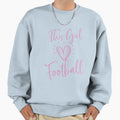 This Loves Football Sweatshirt - Minimalist Print for Adults - T-Shirt, Sweatshirt, Hoodie